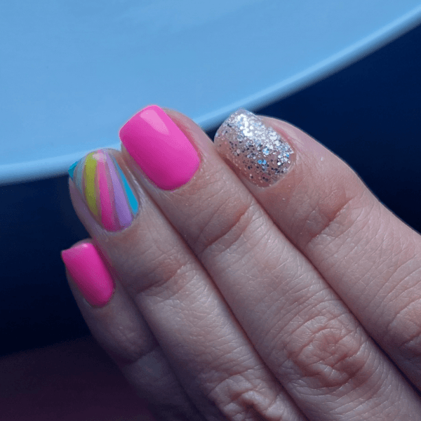 Esmaltado Semipermanente + deco simple