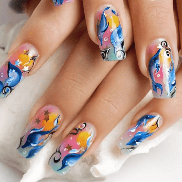 UÑAS ACRÍLICAS DISEÑO ELABORADO DESDE