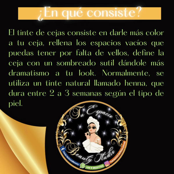 Tinte de cejas (Henna)