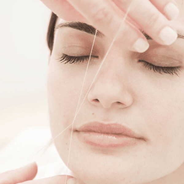 Epilación de rostro con hilo 🧵 + Mascarilla de Ácido Hialurónico