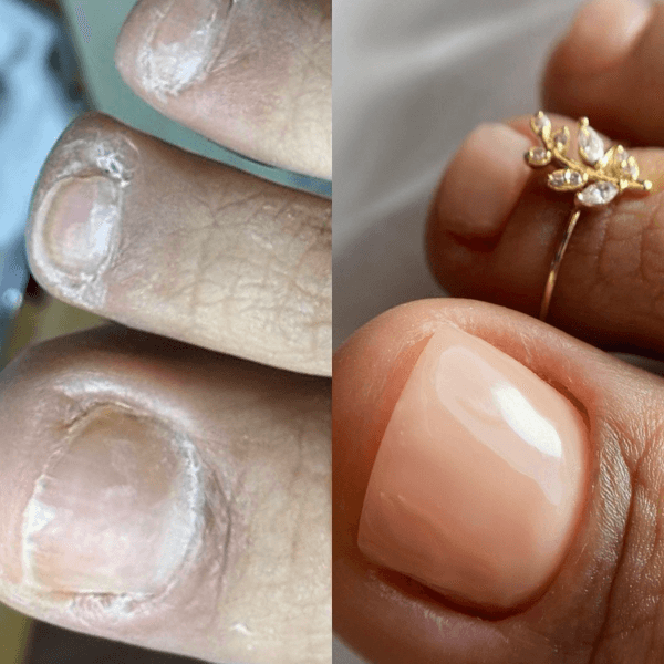 Pedicure y Esmaltado Permanente Sencillo