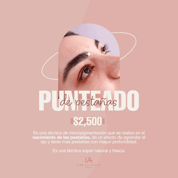 PUNTEADO DE PESTAÑAS (BY ILSE)