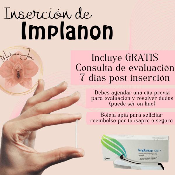Insercion Implante Anticonceptivo (Implanon)