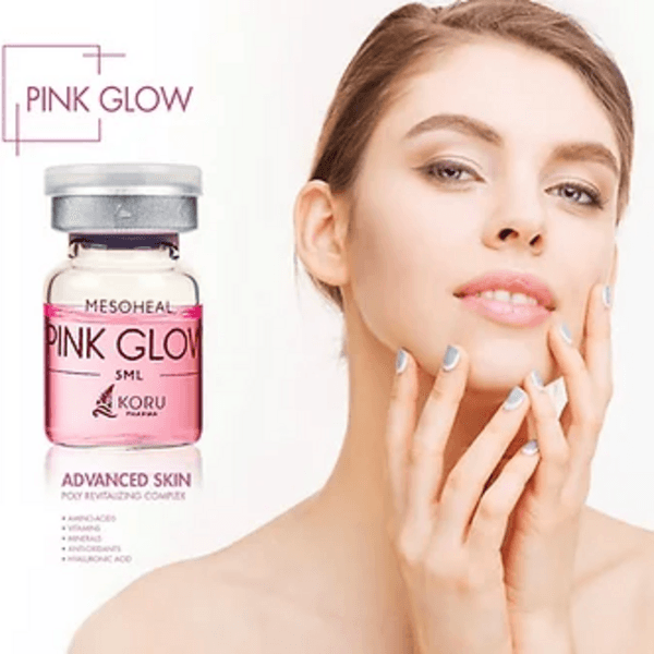 Pink glow + limpieza facial