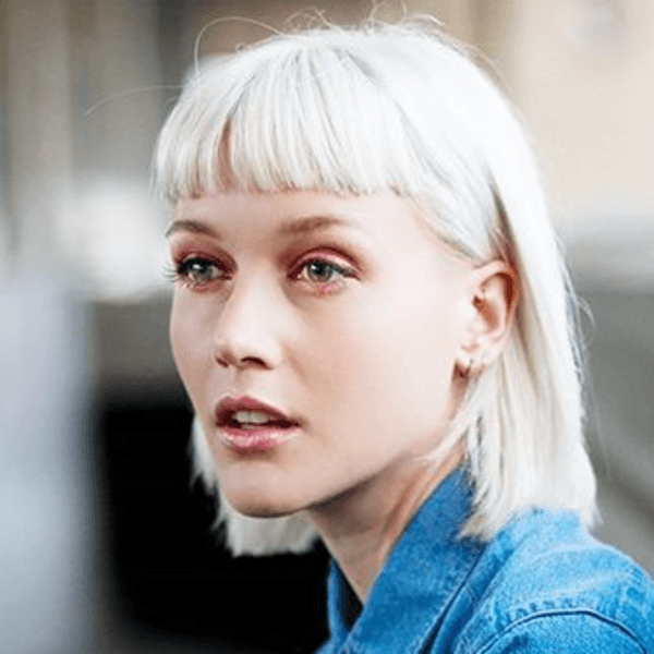 Corte de Flequillo baby bang