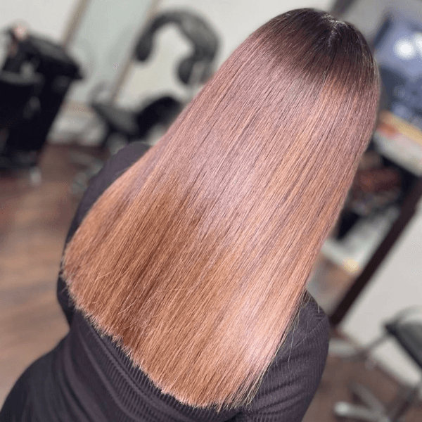 Baño de color (tamaño L) - cabello largo