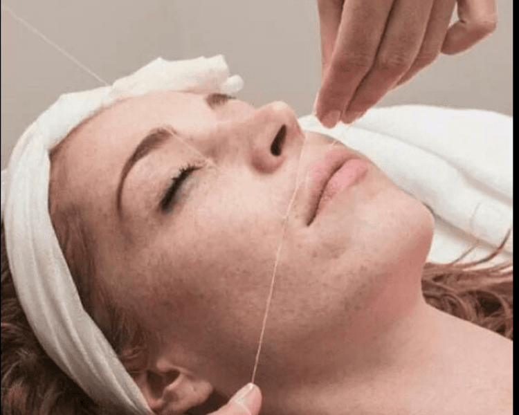 Perfilado de Cejas + Bozo con Hilo (threading)