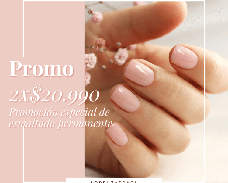 Promo 2x uñas permanentes