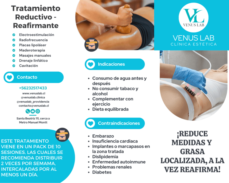 2x1 Tratamiento Reductivo Reafirmante (10 sesiones c/u)