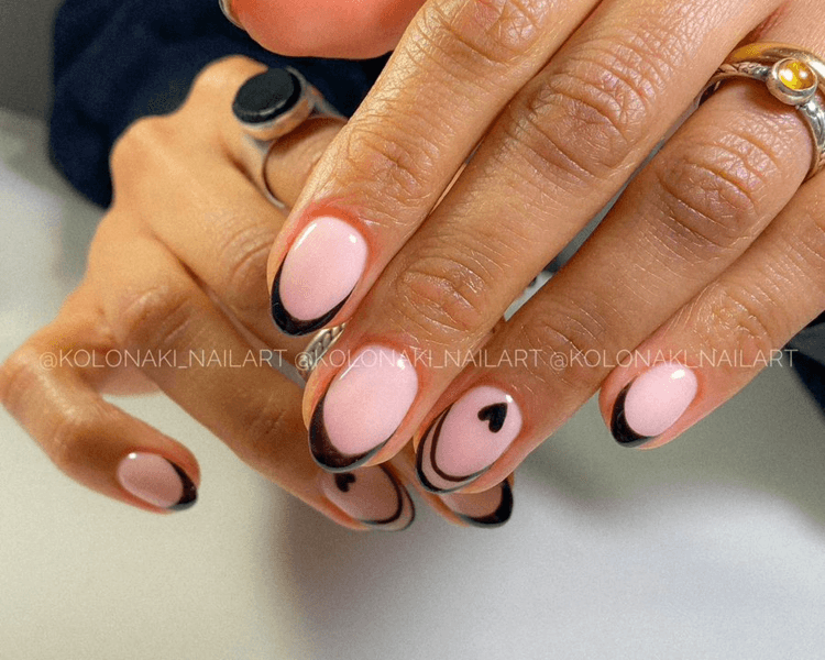 Esmaltado Permanente + Nail art simple