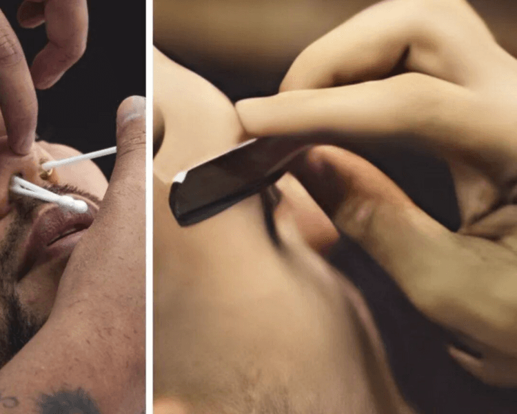 Depilación de orejas y nariz