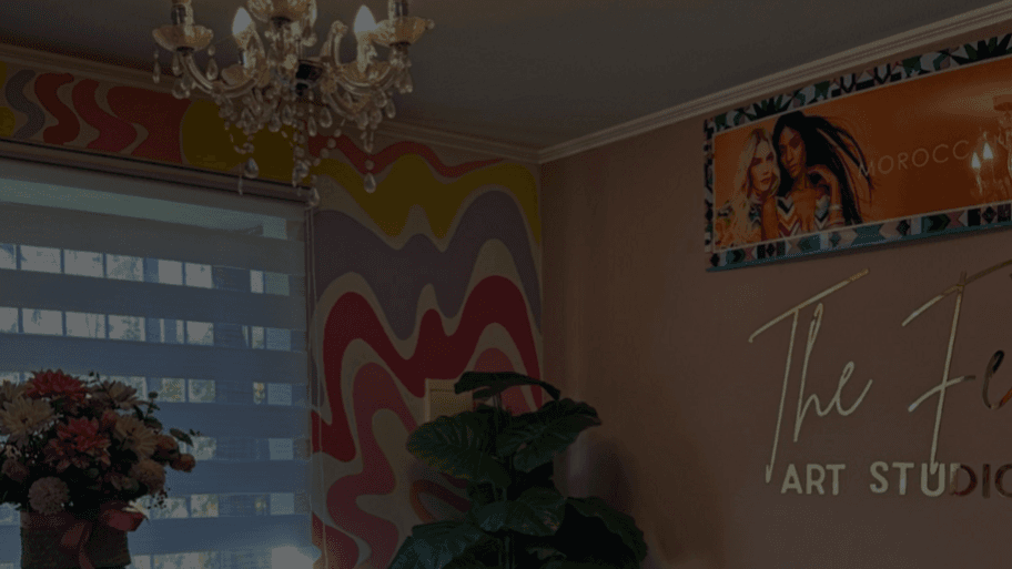 The Fer Art Studio interior