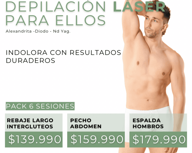 DEPILACIÓN PECHO + ABDOMEN