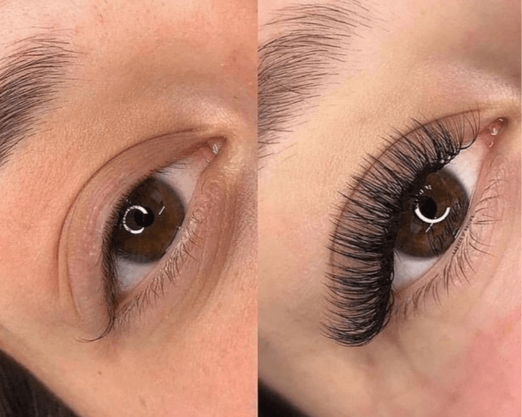 Extensión de pestañas