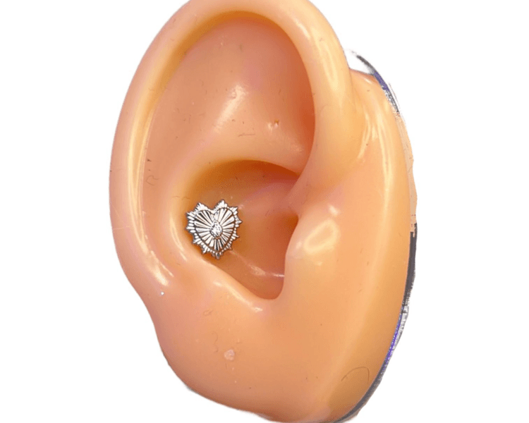 Labret Corazon Escudo Cod (205)