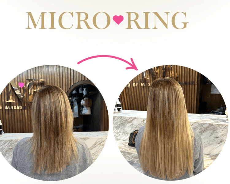 Aplicación de Micro Ring 1 x1 (10 mechas)
