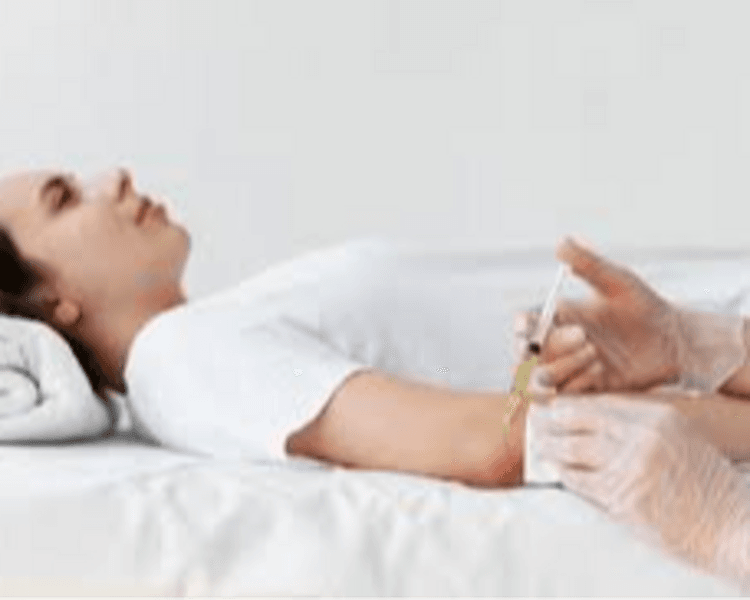 Inyección endovenosa sin insumos