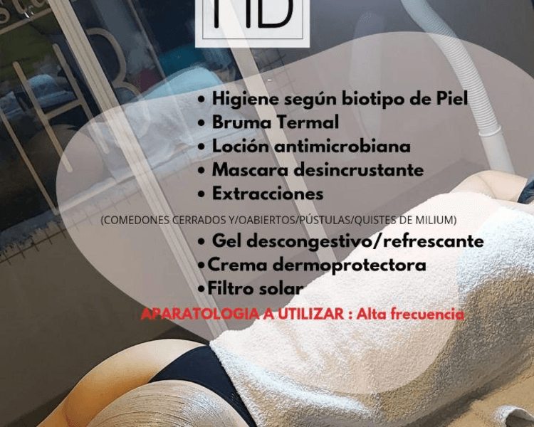 LIMPIEZA DE GLUTEOS (FOLICULITIS)