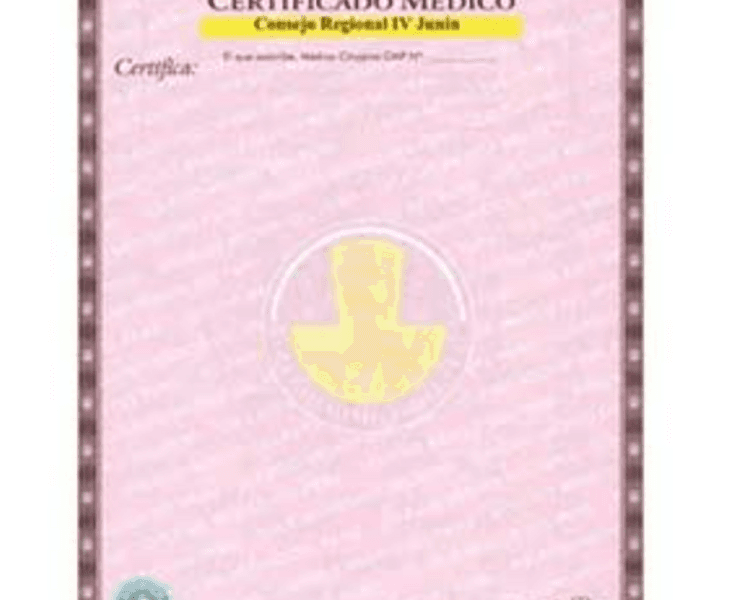 Certificado de Salud Mental (Evaluación)