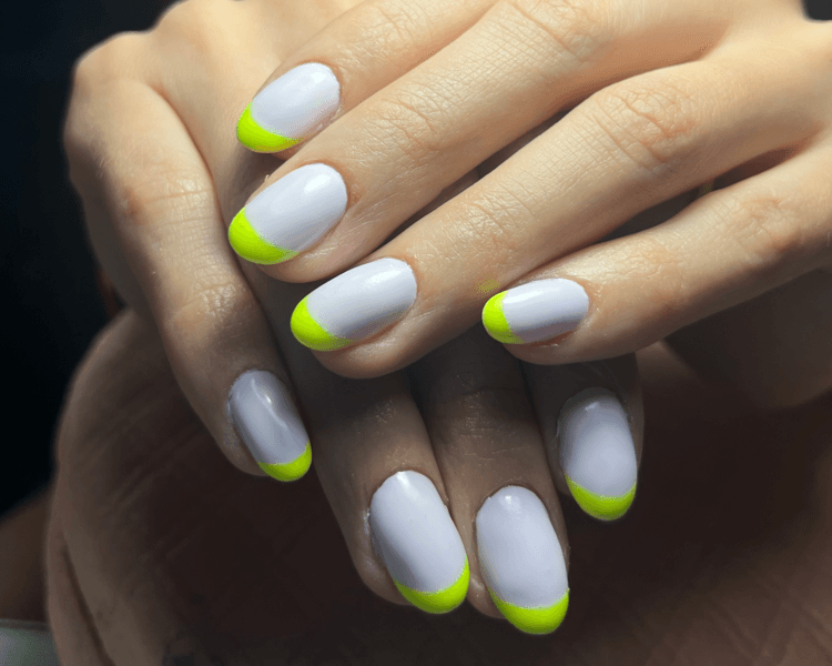 Manicura Perm. Diseño Francesa colores