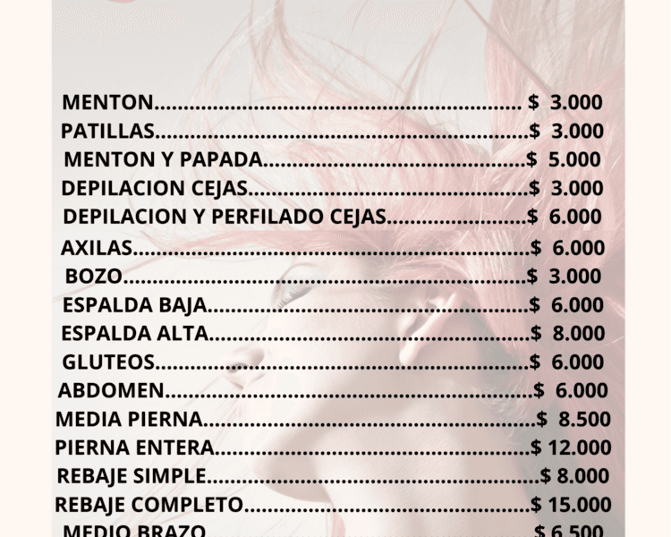 DEPILACION ABDOMEN DAMA