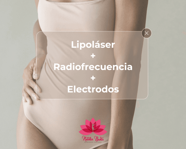 Lipolaser + Radiofrecuencia + Electrodos