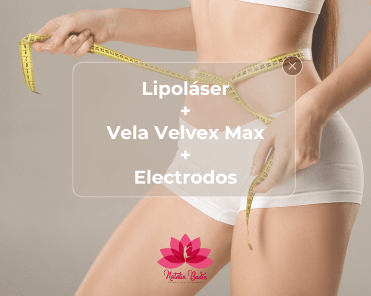 Lipolaser +Vela Velet Max + Electrodos
