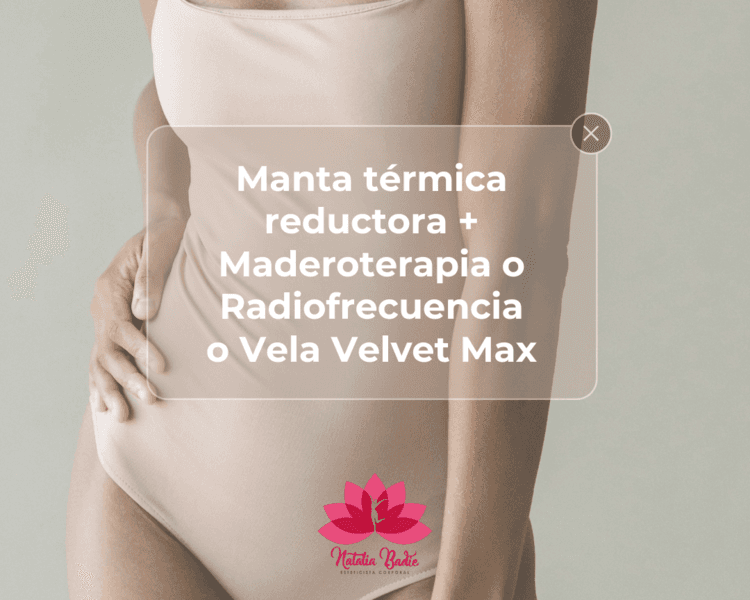 Promo: Manta termica Reductora + Maderoterapia o Radiofrecuencia o Vela Velvet Max