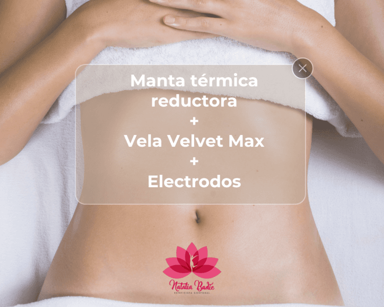 Promo: Manta termica Reductora + Vela Velvet Max + Electrodos