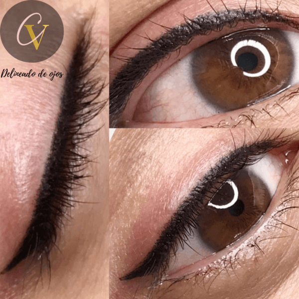 Delineado de ojos con Micropigmentacion 👁