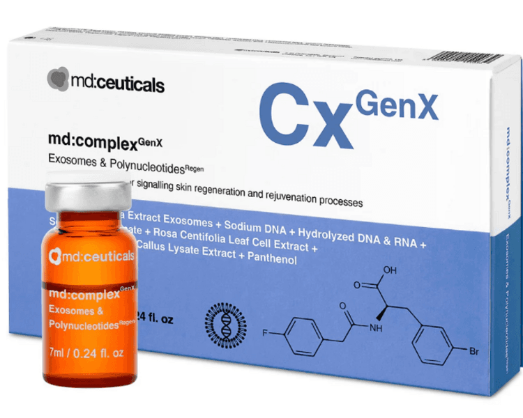 1 sesión Exosomas + ADN de salmón Md:ceuticals
