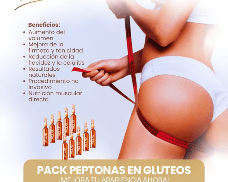 PACK PEPTONAS GLÚTEOS - 10 SESIONES