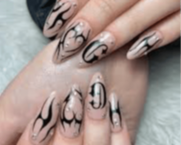 Soft gel con diseño exótico