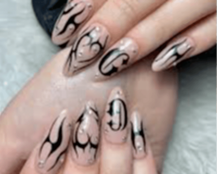 Soft gel con diseño exótico