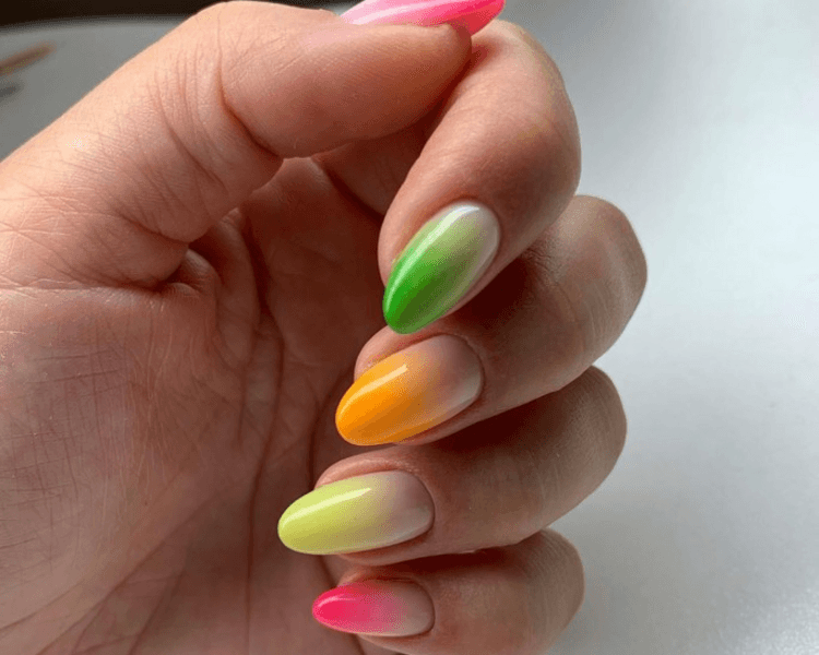 degrade mix color o francesa