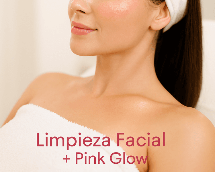 Limpieza facial de hora y media ( pinkglow o adn de salmon)