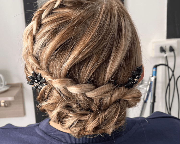 Peinado de fiesta desde