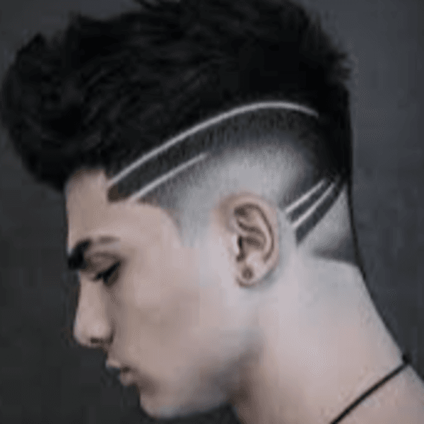 Diseño de línea en el corte de cabello