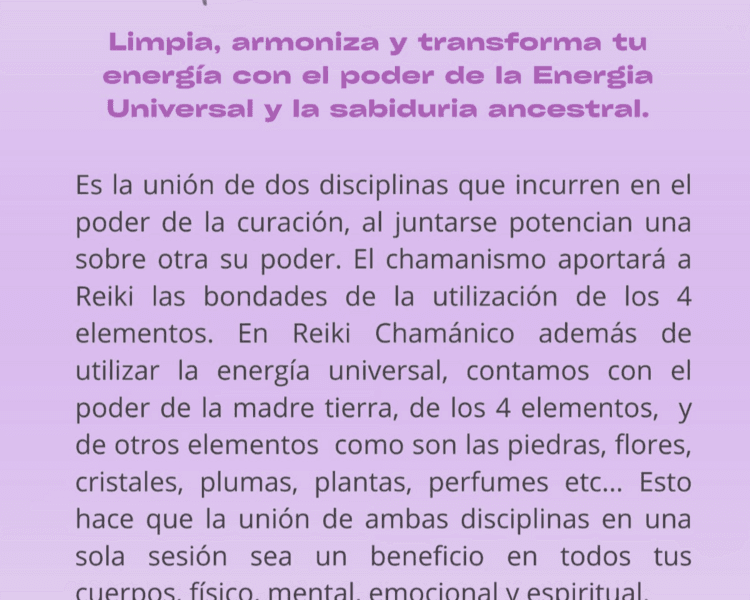 Reiki Chamanico