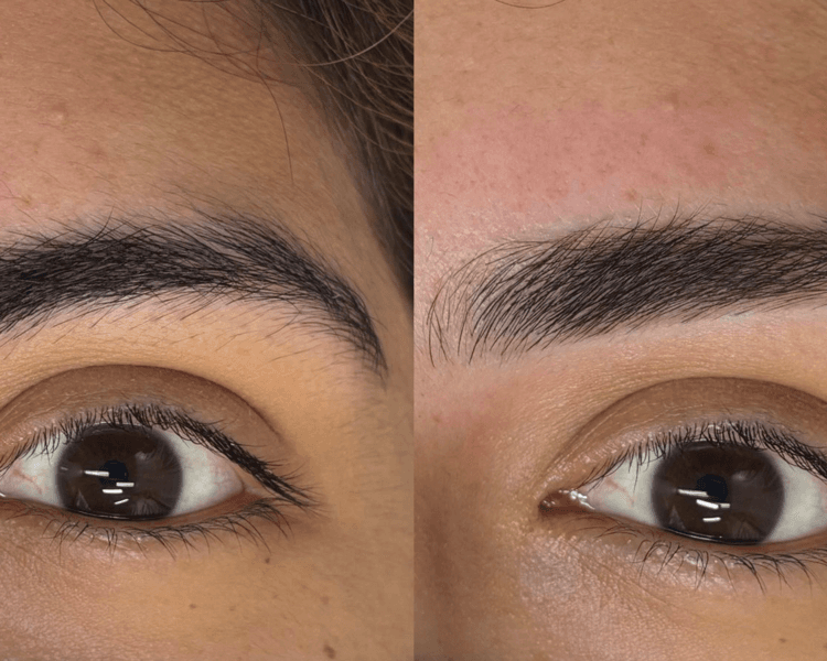 Diseño de cejas + Nivelación de color