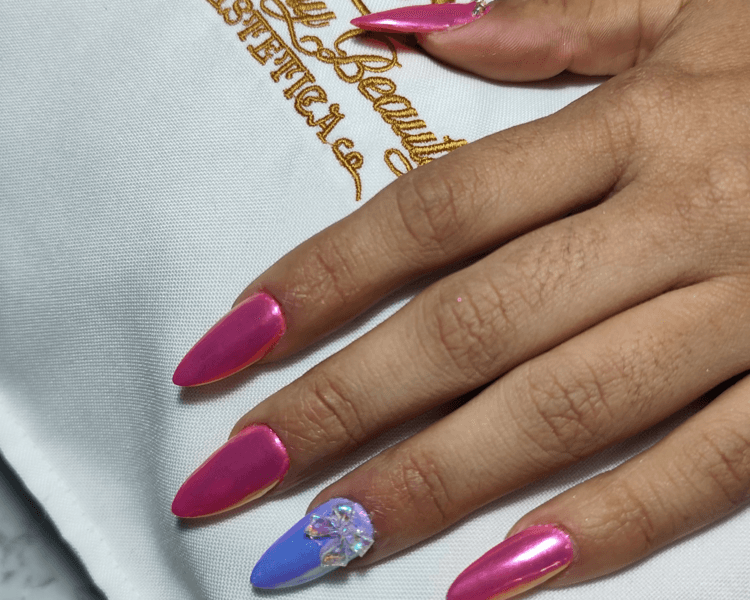 Soft gel Diseño dos uñas