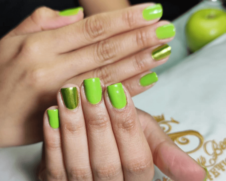 Esculpida Poly gel Diseño dos uñas