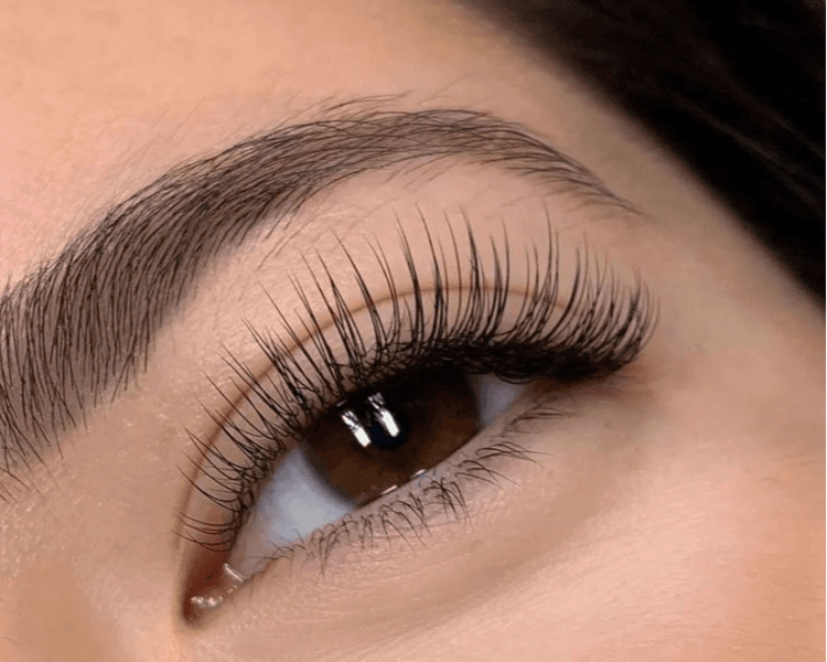 Pestañas look clasico