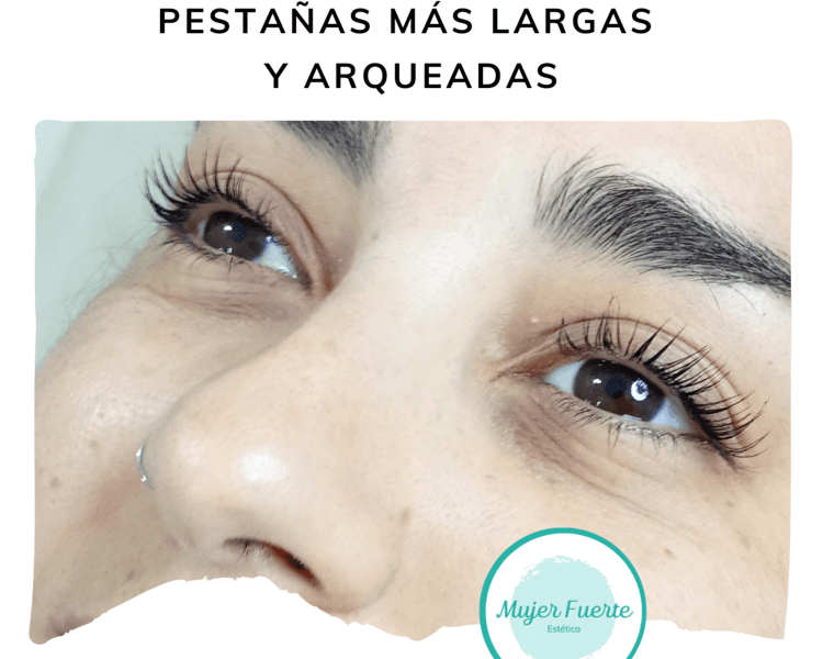 Lifting de pestañas con tinte y nutrición