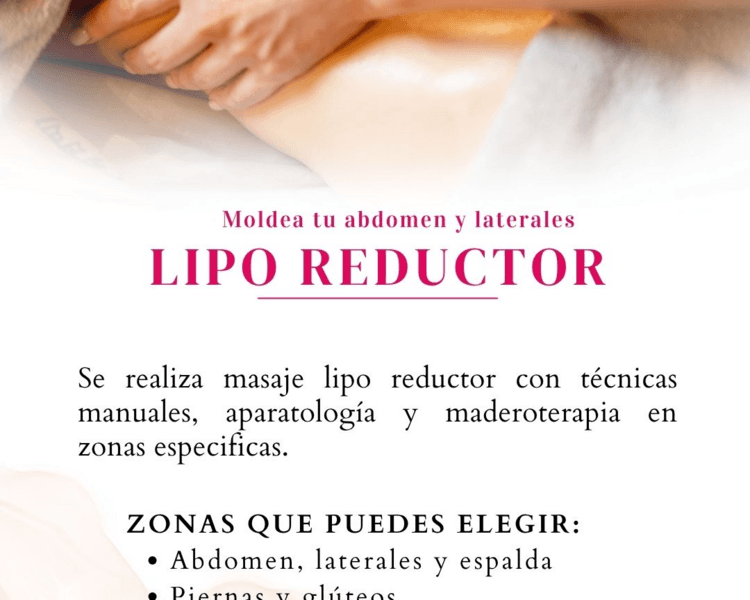 LIPO REDUCTOR CON APARATOLOGÍA