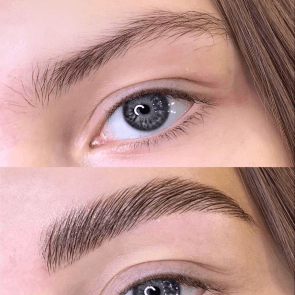 Laminado y perfilado de cejas