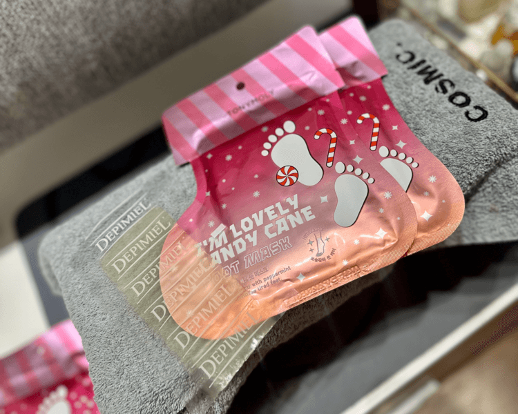 Mascarilla hidratante de tela para pies