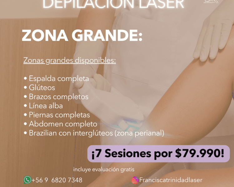 7 SESIONES: ESPALDA COMPLETA