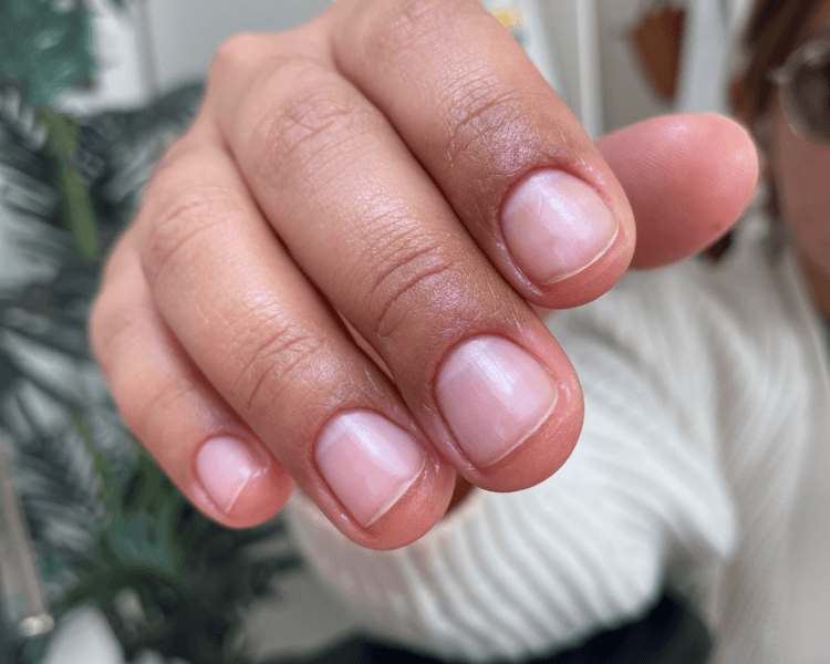 Manicure sin esmaltado