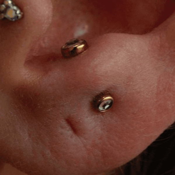 Inverted Tragus Piercing